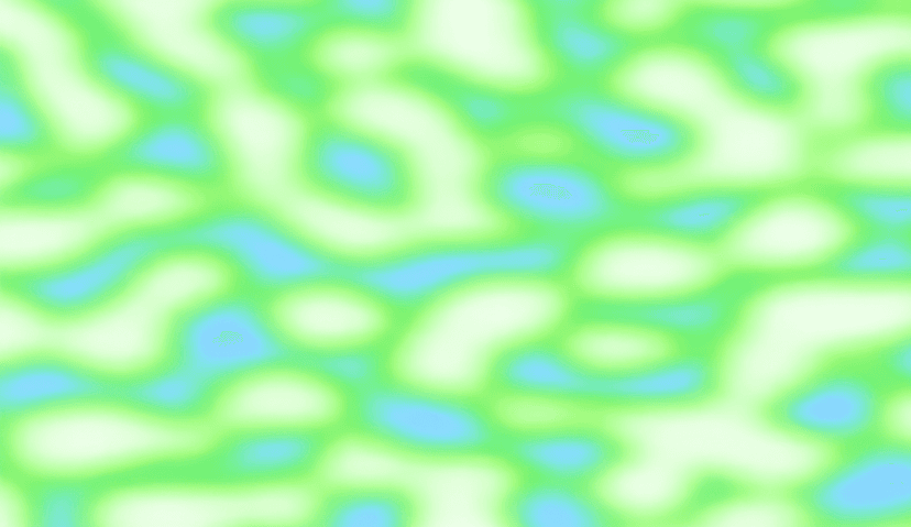 Simulated electric field distribution within a nanophotonic structure.